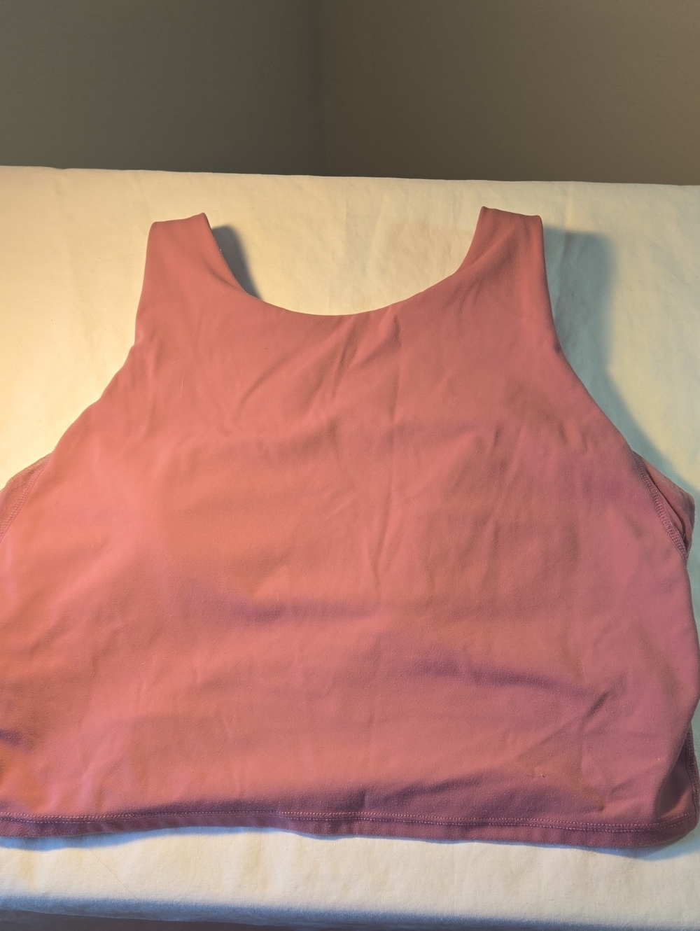 Women's Pink Crop Sports Bra